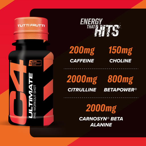 CELLUCOR - C4 ULTIMATE POW SHOT - 60ML