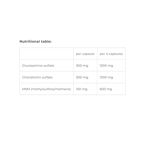 WEIDER - GLUCOSAMINE & CHONDROITIN + MSM - 120PCS
