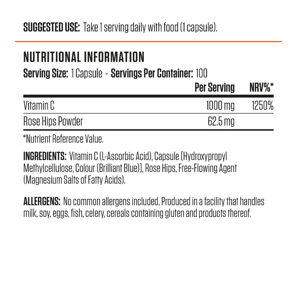 VITAMIN C 1000 COMPLEX - 100PCS