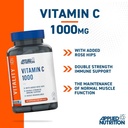 APPLIED NUTRITION - VITAMIN C 1000MG & ROSE HIPS - 100PCS
