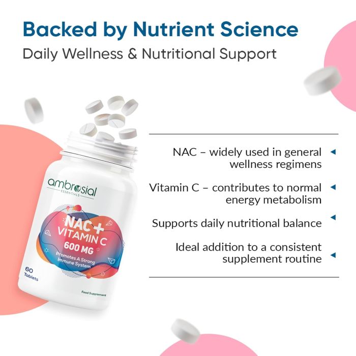 AMBROSIAL - NAC + VITAMIN C - 60PCS