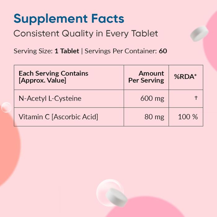 AMBROSIAL - NAC + VITAMIN C - 60PCS