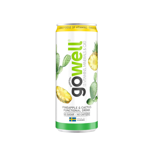 [UT-12802] قو ويل - مشروب فيتامين - 330  مل (PINEAPPLE & CACTUS)