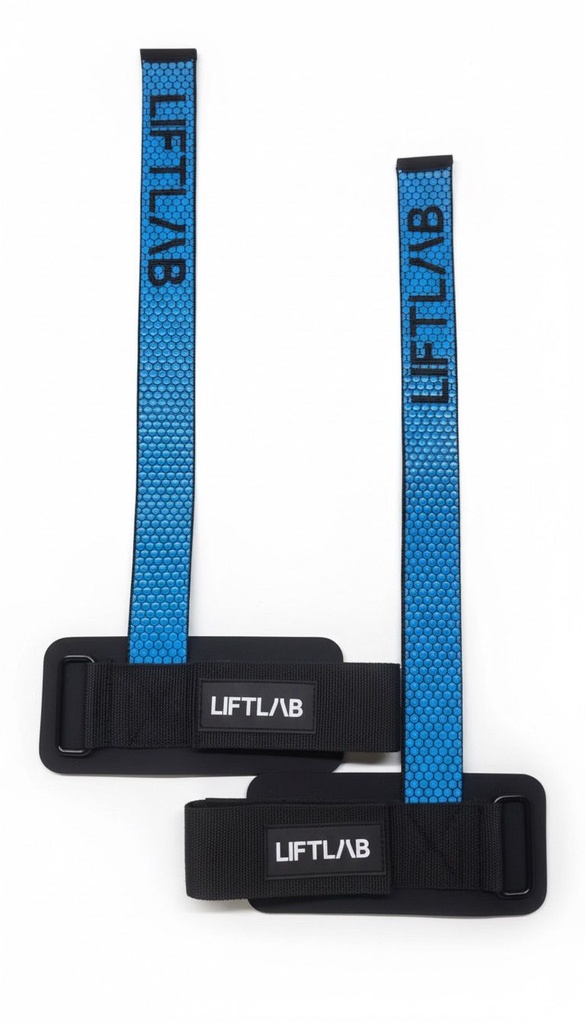 [UT-12851] LIFTLAB - STRAPS ANTI SLIP WITH WRIST SUPPORT - 1PAIR (ازرق)