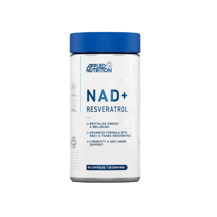 APPLIED NUTRITION - NAD + RESVERATROL - 60PCS