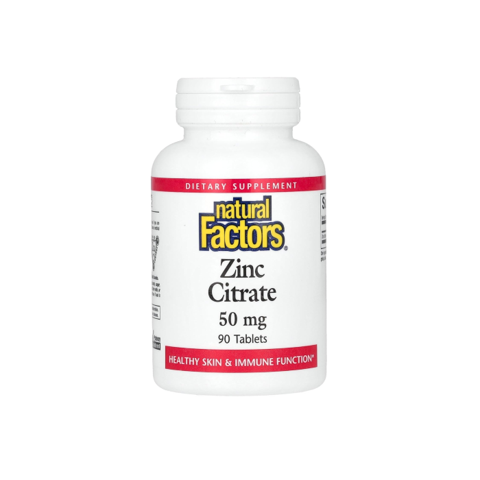 NATURAL FACTORS - ZINC CITRATE 50MG - 90PCS