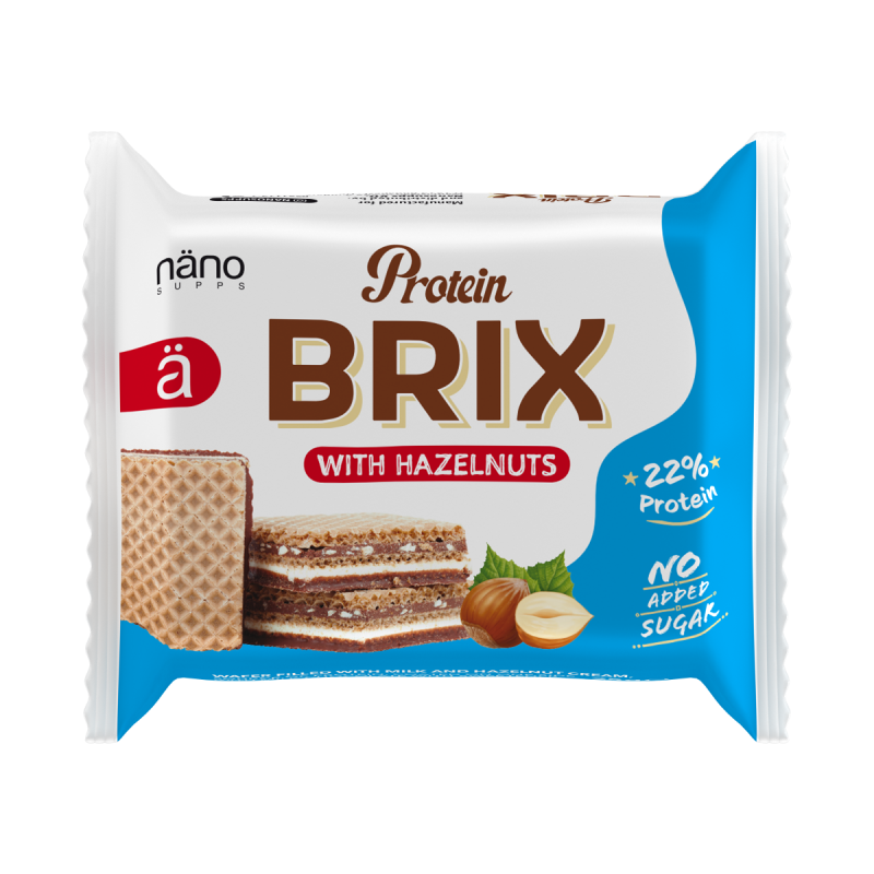 [UT-13443] NANO SUPPS - PROTEIN BRIX - HAZELNUTS - 25G