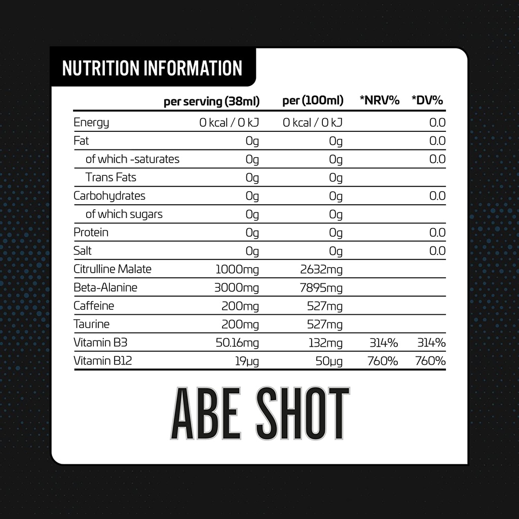 APPLIED NUTRITION - ABE SHOT