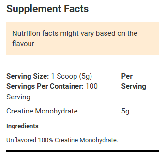BASIX - CREATINE - 300G