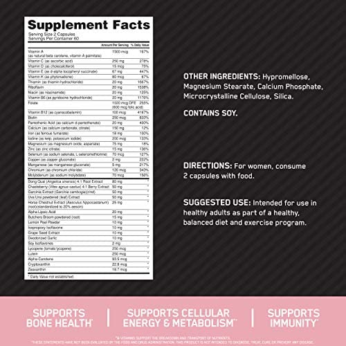 OPTIMUM NUTRITION - OPTIWOMEN - 120PCS
