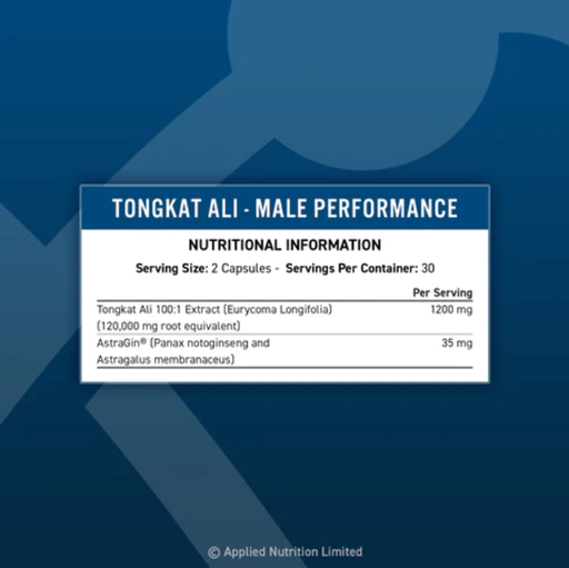 APPLIED NUTRITION - TONGKAT ALI - 60PCS
