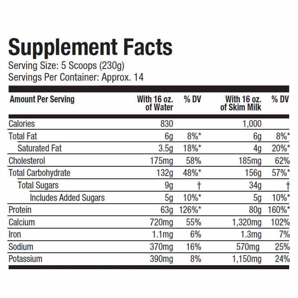 MUSCLE TECH - MASS TECH - 7LB