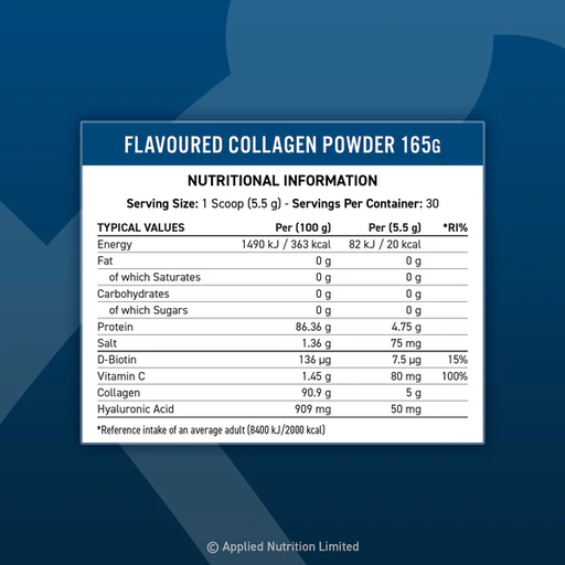 APPLIED NUTRITION - COLLAGEN - 165G