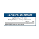 APPLIED NUTRITION - R-ALPHA LIOPIC ACID - 60PCS