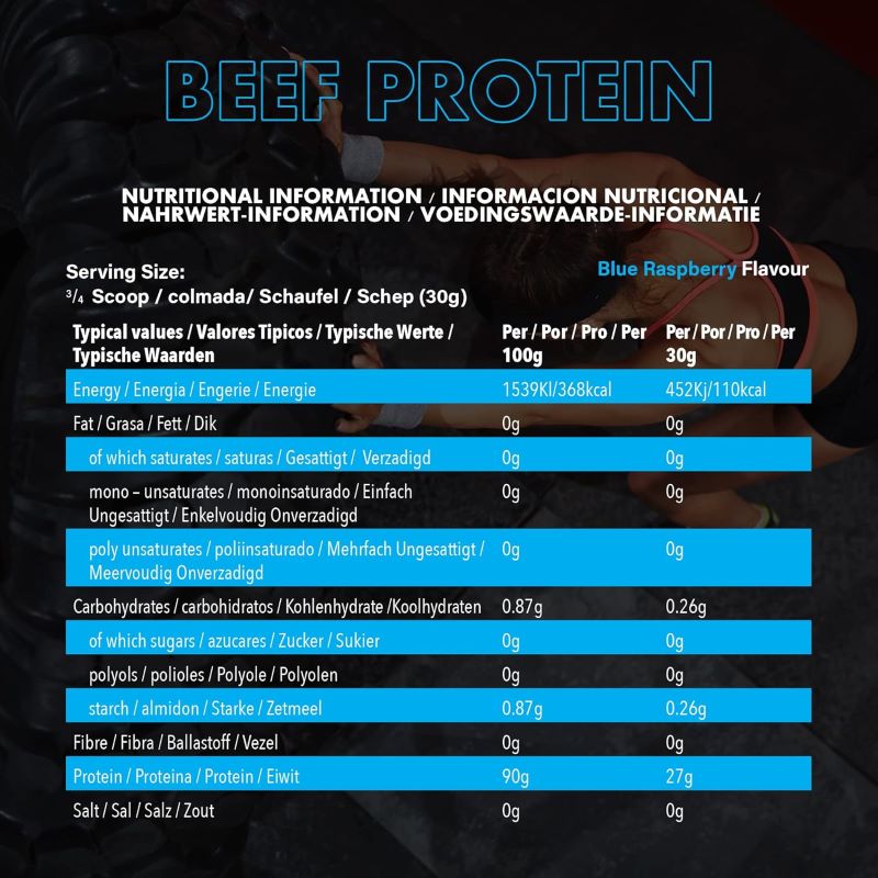 NXT NUTRITION - BEEF PROTEIN ISOLATE - 540G