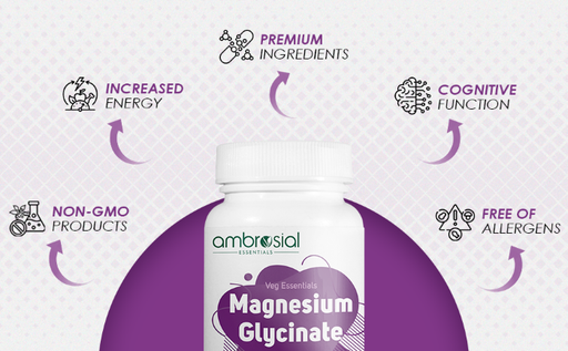 AMBROSIAL - MAGNESIUM GLYCINATE 350MG - 120PCS 