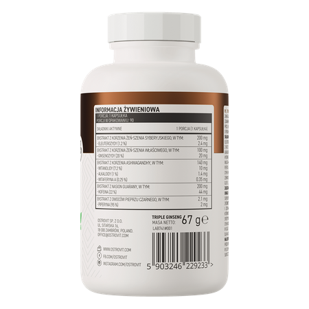 OSTROVIT - TRIPLE GINSENG - 90PCS