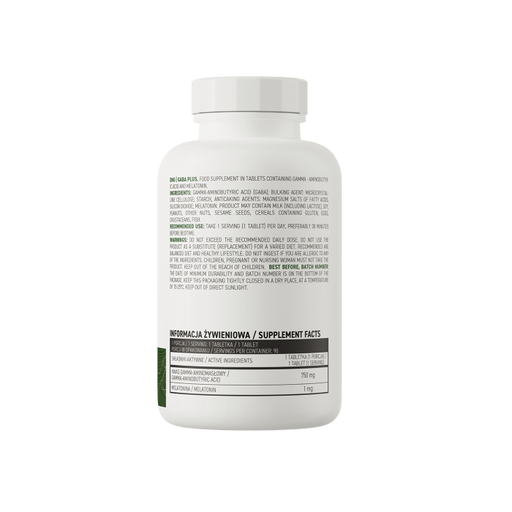 OSTROVIT - GABA PLUS 750MG - 90PCS