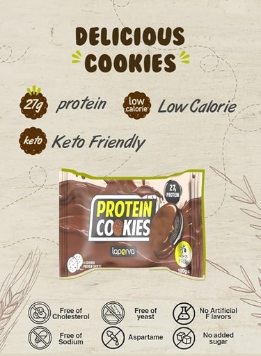 LAPERVA - CHOCOLATE PROTEIN COOKIES - 100G