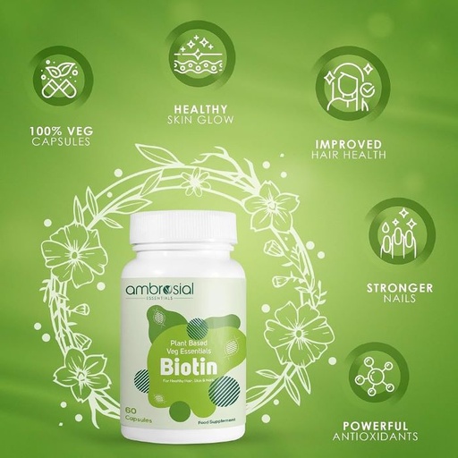 AMBROSIAL - BIOTIN 2500MCG - 60PCS