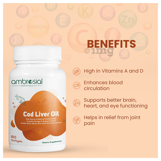 AMBROSIAL - COD LIVER OIL - 120PCS