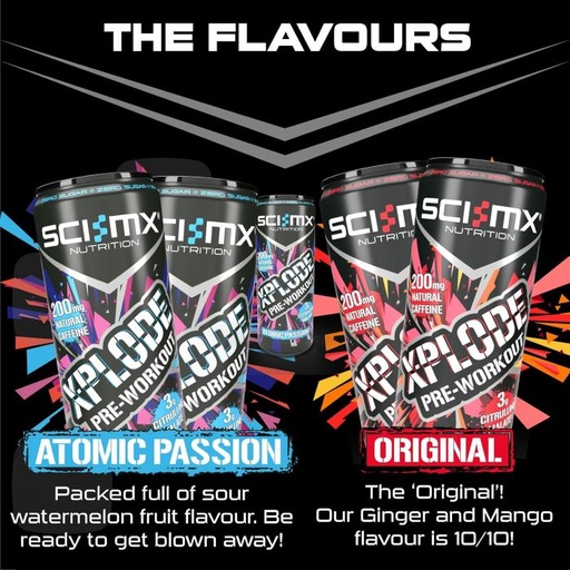 SCI MX - X-PLODE PRE WORKOUT - 330ML