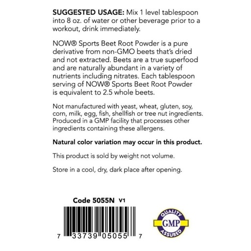 NOW - BEET ROOT POWDER - 340G