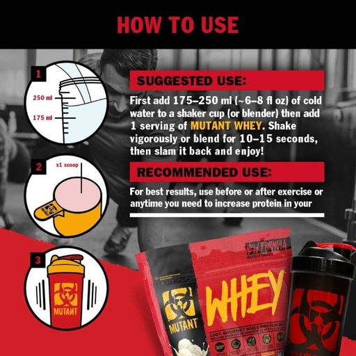 MUTANT - WHEY PROTEN - 2LB