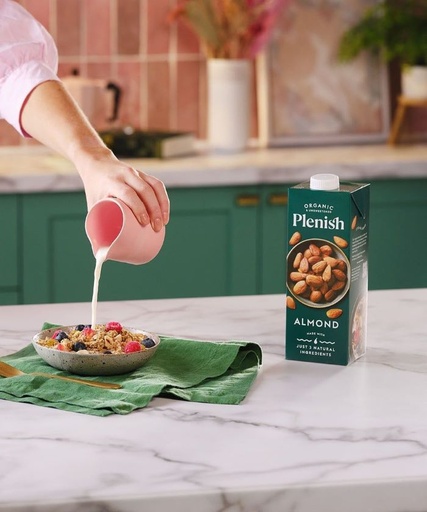 PLENISH - ORGANIC UNSWEETENED ALMOND MILK - 1L