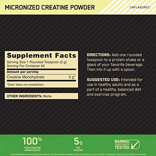 OPTIMUM NUTRITION - CREATINE - 300G
