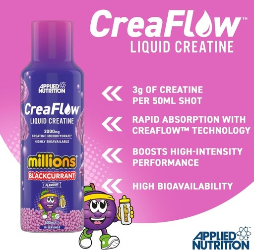APPLIED NUTRITION - CREAFLOW LIQUID CREATINE - 500ML