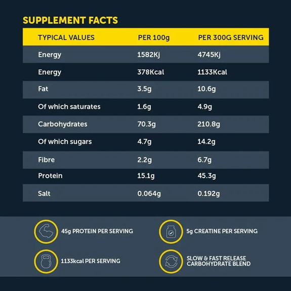 BASIX - TOTAL GAINER - 15LB