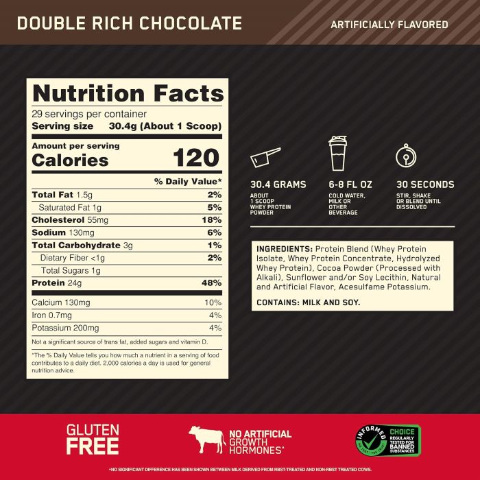 OPTIMUM NUTRITION - GOLD STANDARD - 2LB