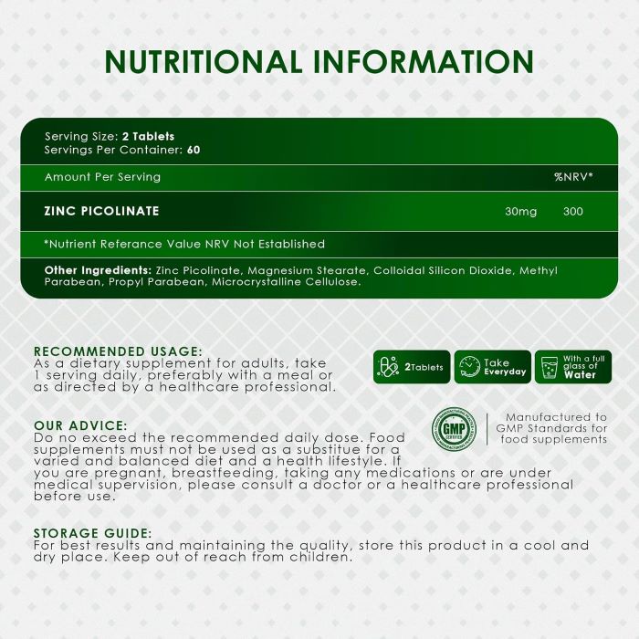 AMBROSIAL - ZINC PICOLINATE - 120PCS