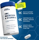 APPLIED NUTRITION - ZMA + B6 - 90PCS