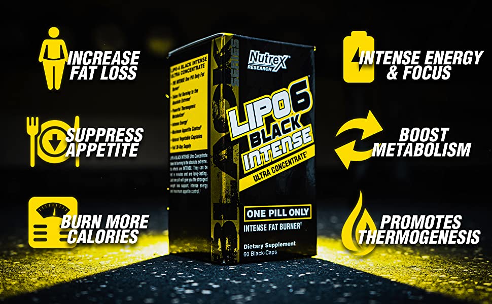 NUTREX - LIPO 6 INTENSE - 60PCS
