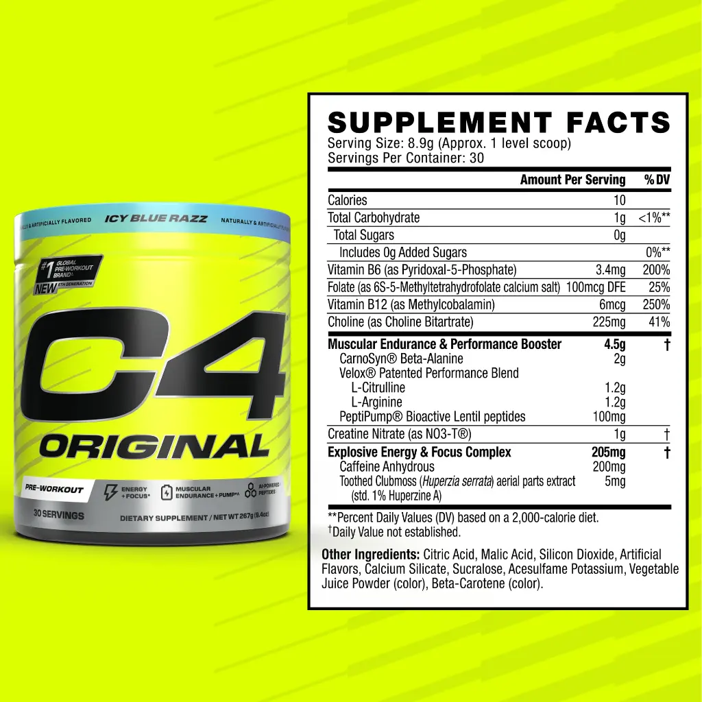CELLUCOR - C4 ORIGINAL - 30SERVINGS 