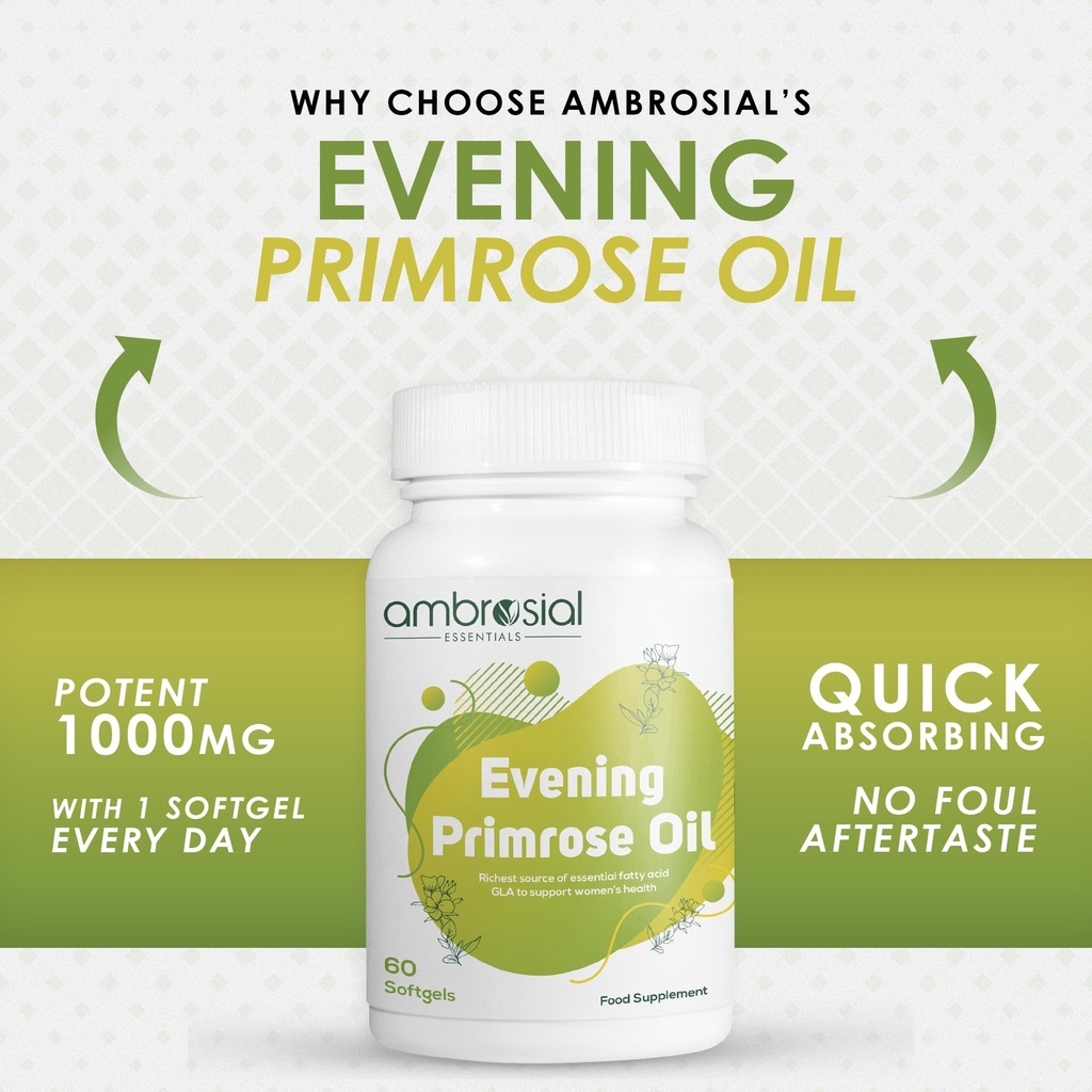 AMBROSIAL - EVENING PROMROSE OIL - 60PCE
