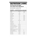 ENHANCED LABS - SAVAGE PRE WORKOUT - 405G