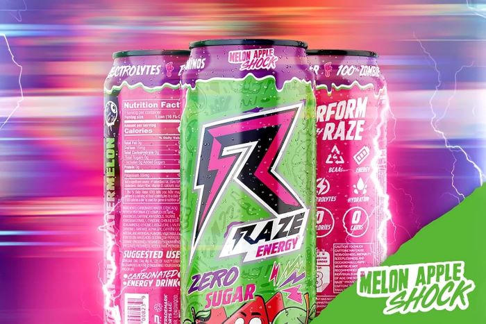 REPP SPORTS - RAZE PRE WORKOUT DRINK - 473ML