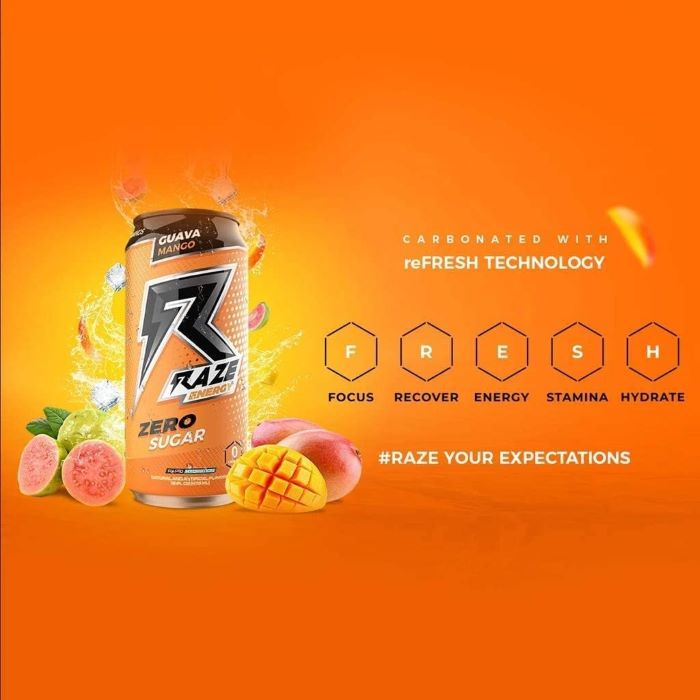 REPP SPORTS - RAZE PRE WORKOUT DRINK - 473ML