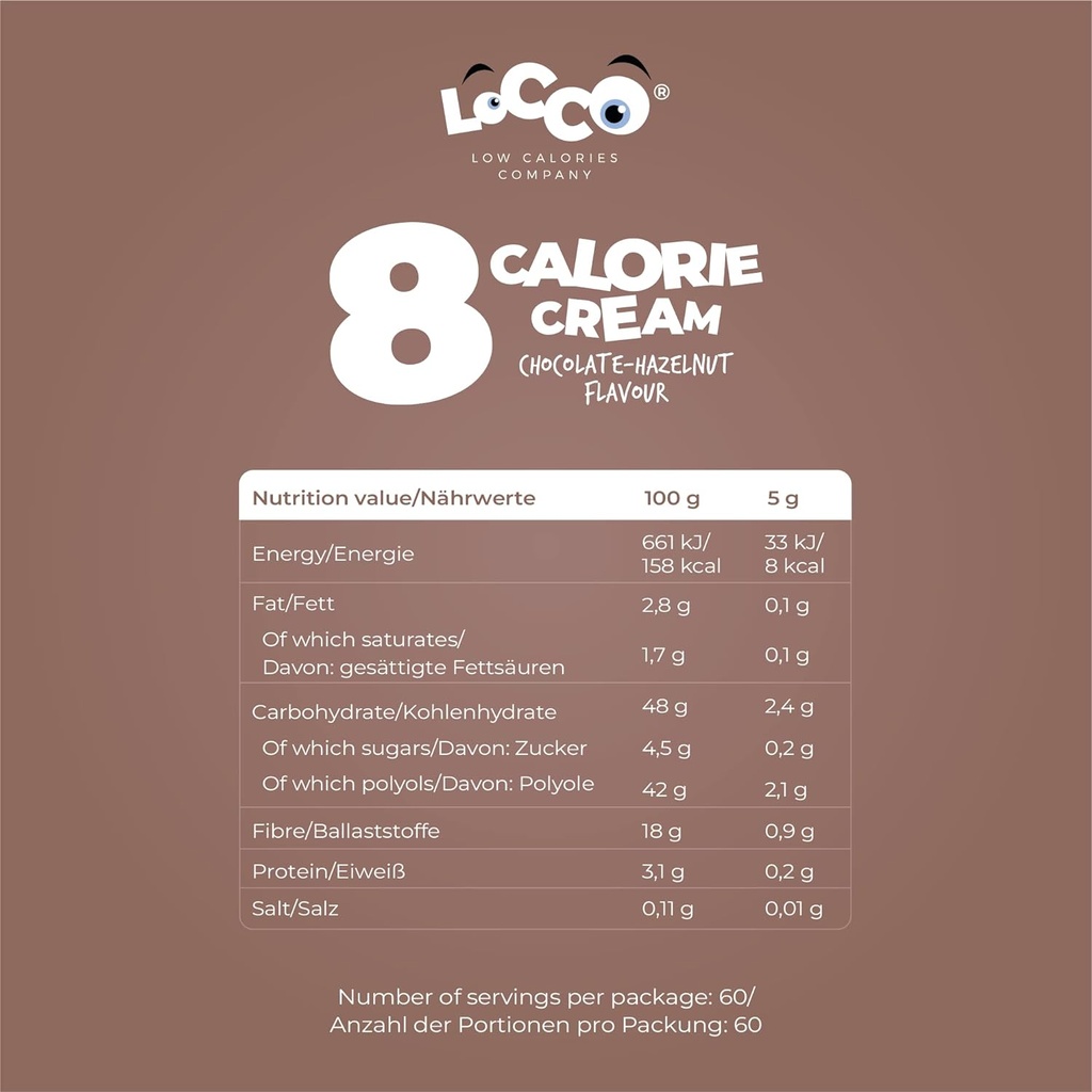 LOCCO - 8 CALORIE SPREAD - 300G