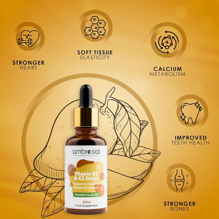 AMBROSIAL - D3 + K2 DROPS - 30ML