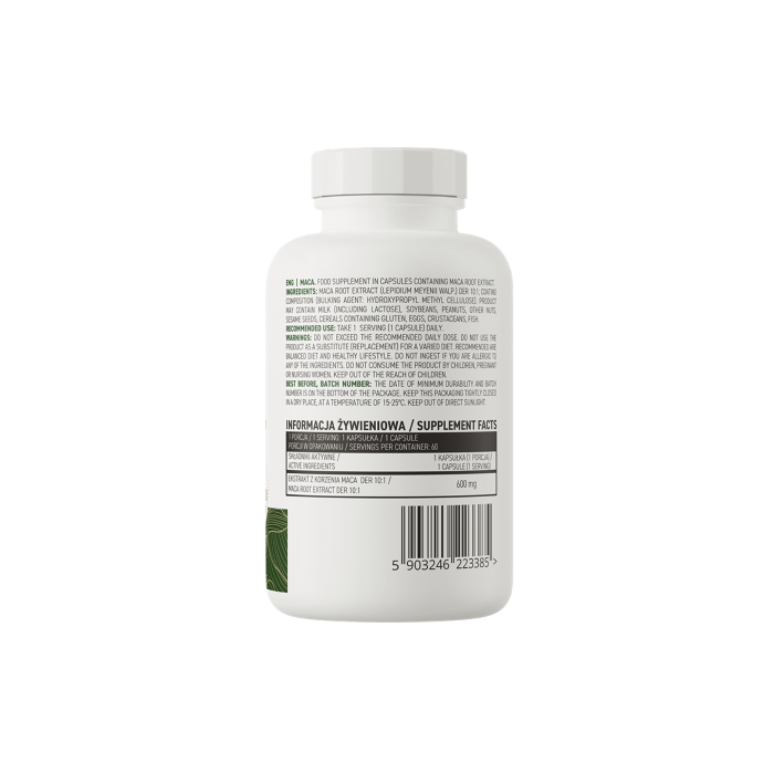OSTROVIT - MACA 600MG - 60PCS
