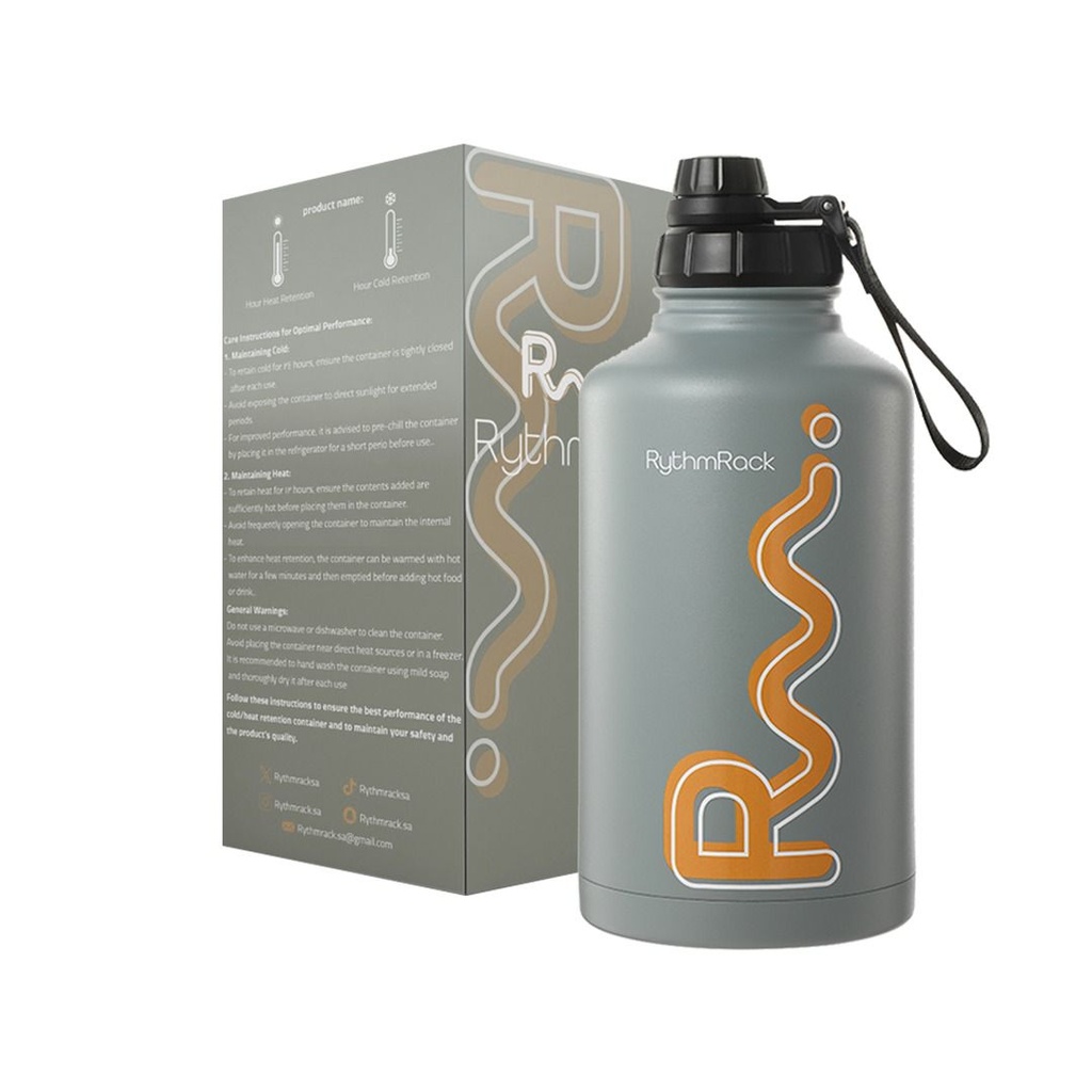 RYTHMRACK - STAINLESS STEEL BOTTLE - 2LITER
