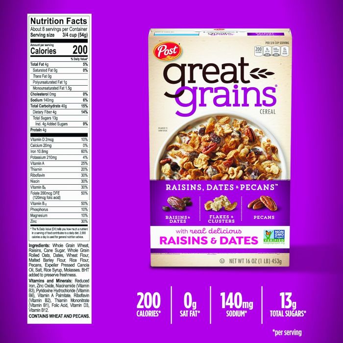 POST - GREAT GRAINS CEREAL - 453G
