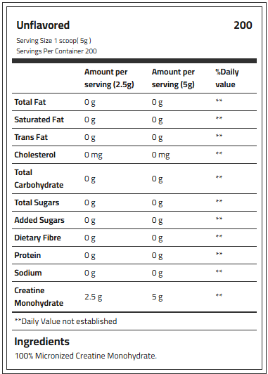 BODY BUILDER - CREATINE MONOHYDRATE - 1000G 