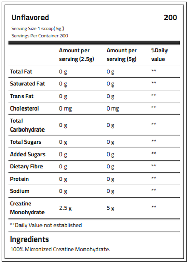BODY BUILDER - CREATINE MONOHYDRATE - 1000G 
