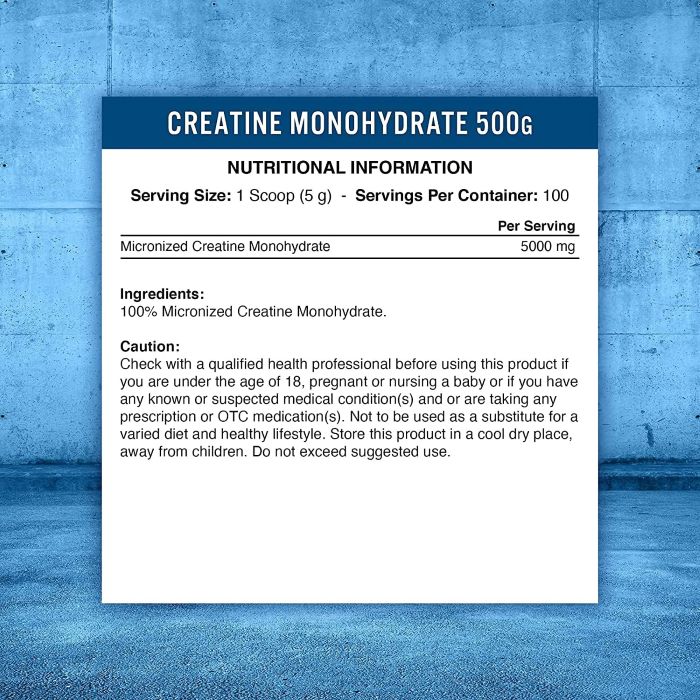 APPLIED NUTRITION - CREATINE MONOHYDRATE - 500G