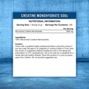 APPLIED NUTRITION - CREATINE MONOHYDRATE - 500G